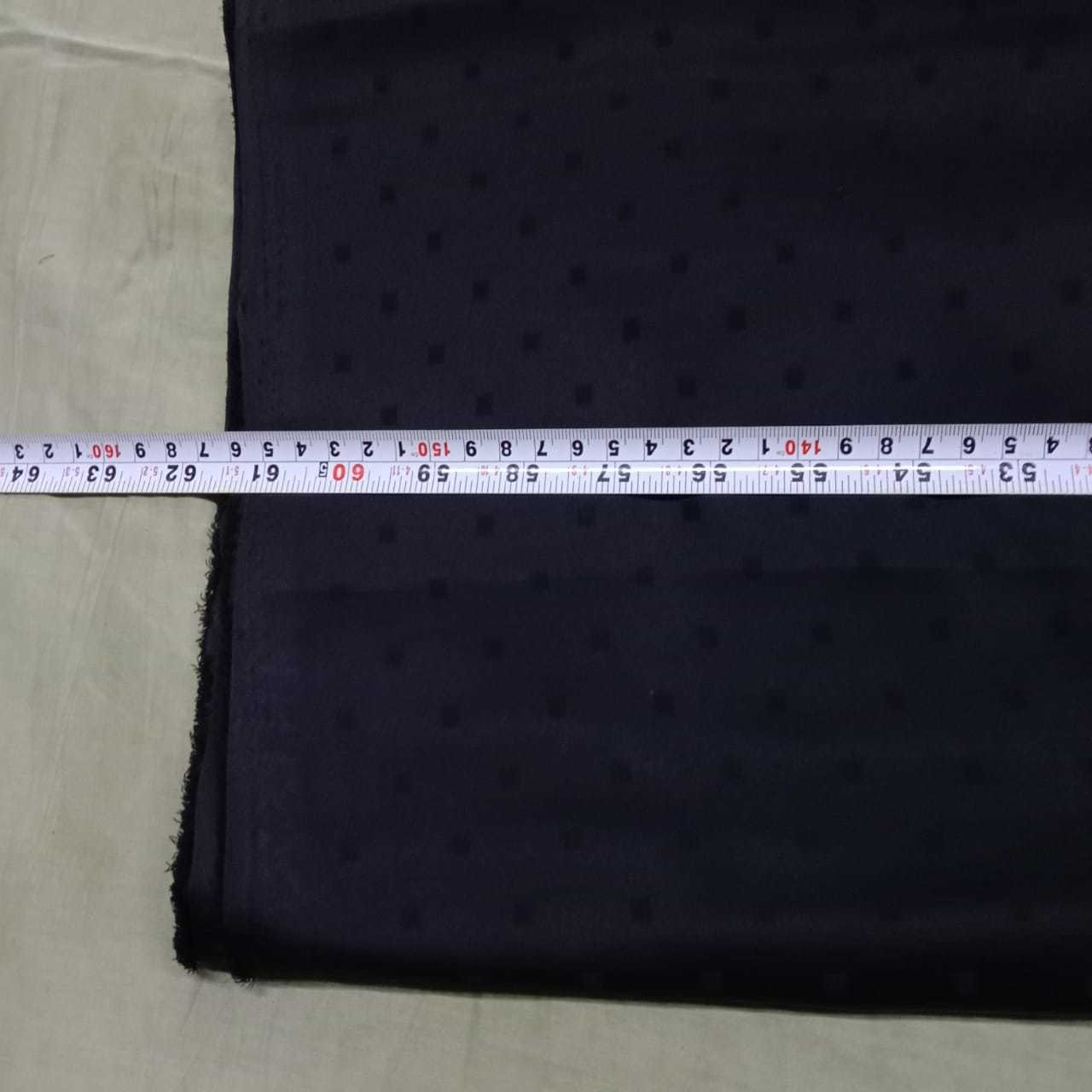 Al Hajaj - Sustainable Black Fabric, 61 Inch Width | Washable, Minimum Order Quantity 100 Meters, Production Time 40-45 Days