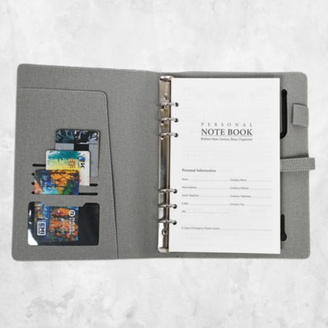 Jute Diary Power Bank 5000mah With 16 Gb Usb Pendrive