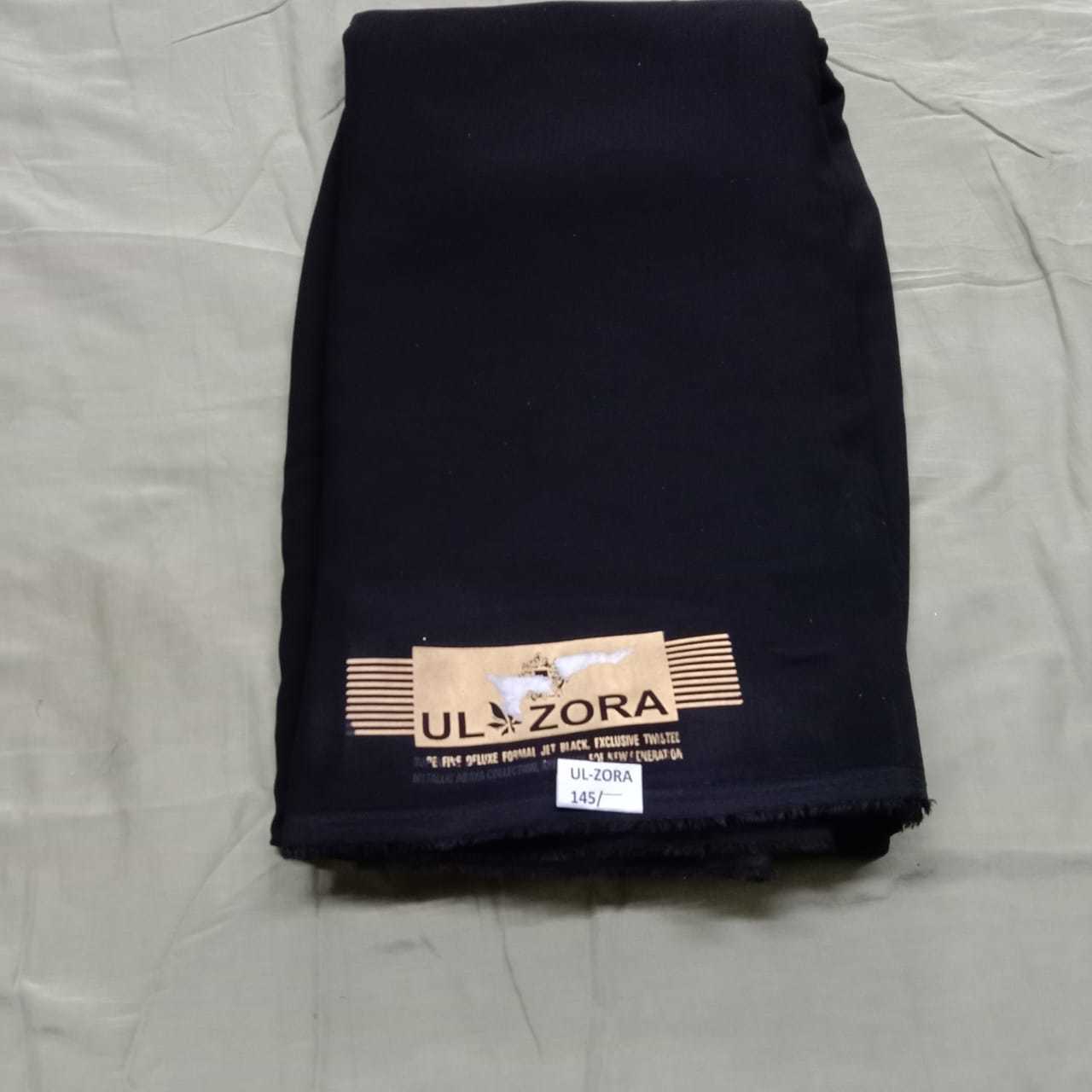 Ul Zora - Sustainable Fabric Swatch Book | 61 Inch Width, Washable, Black Color, Minimum Order Quantity 100 Meters, 40-45 Days Production Time