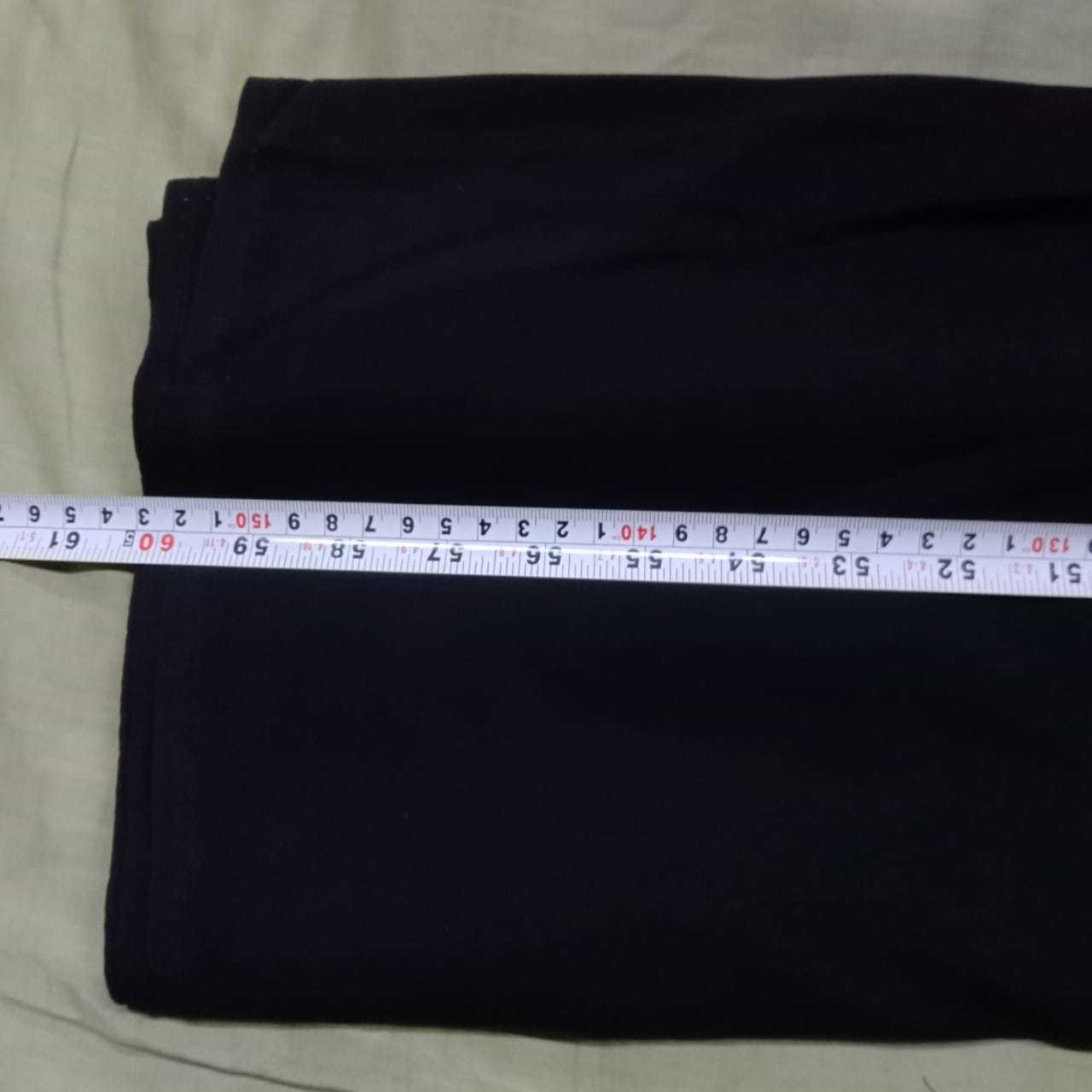 Black Horse - Sustainable Black Fabric, 60 Inch Width | Washable Garment Material With Minimum Order Quantity Of 100 Meters