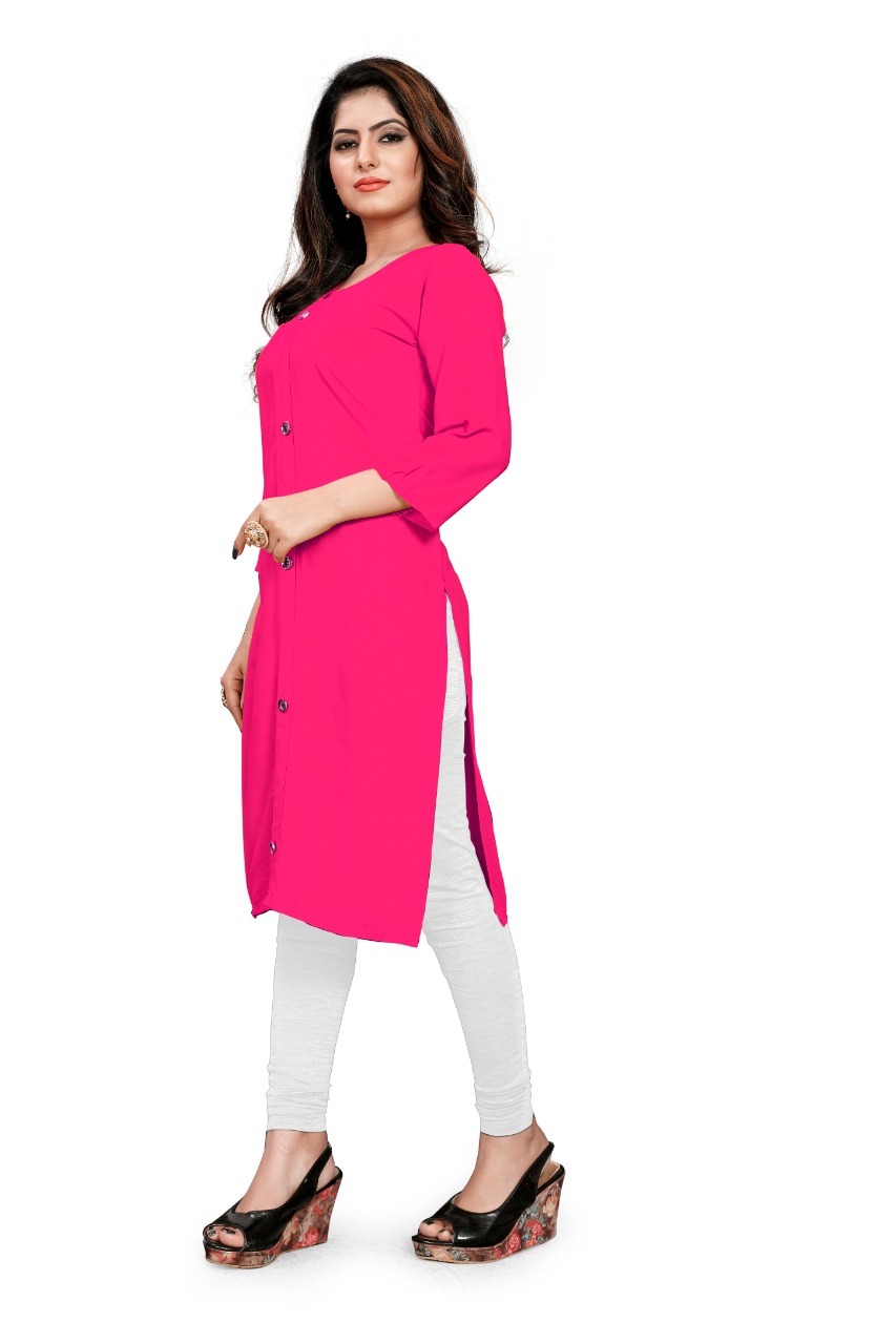 New Stylish Cotton Kurtis Bust Size: 40&42 Inch (In)