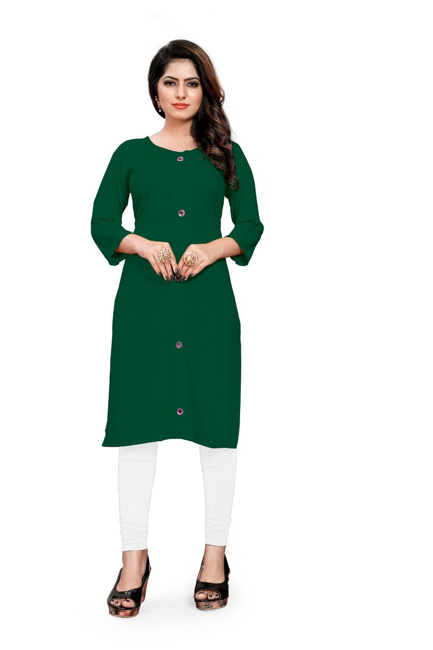 New Stylish Cotton Kurtis Bust Size: 40&42 Inch (In)