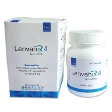 Lenvatinib Capsules - 30 Count Box | Anti-Cancer Treatment for Thyroid Cancer, Suitable for Adults and Children, Store in Dry Place