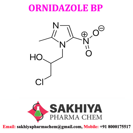 Ornidazole - White Crystalline Powder, 98% To 102% Purity, Antibiotic & Antimicrobial Agent For Protozoan Infections