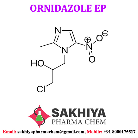 Ornidazole - White Crystalline Powder, 98% To 102% Purity, Antibiotic & Antimicrobial Agent For Protozoan Infections