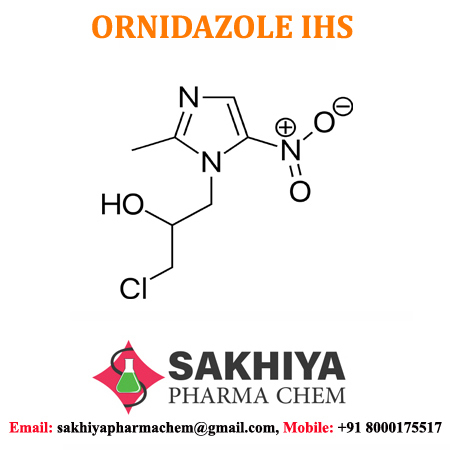 Ornidazole - White Crystalline Powder, 98% To 102% Purity, Antibiotic & Antimicrobial Agent For Protozoan Infections