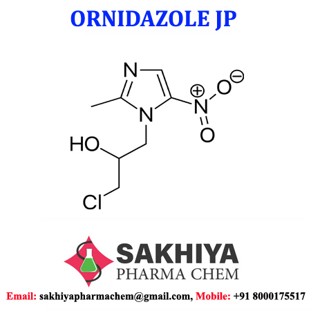 Ornidazole - White Crystalline Powder, 98% To 102% Purity, Antibiotic & Antimicrobial Agent For Protozoan Infections