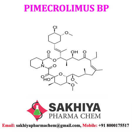 Pimecrolimus - White Crystalline Powder, 98% To 102% Purity, Sweet Taste, Water Soluble, For Atopic Dermatitis Treatment