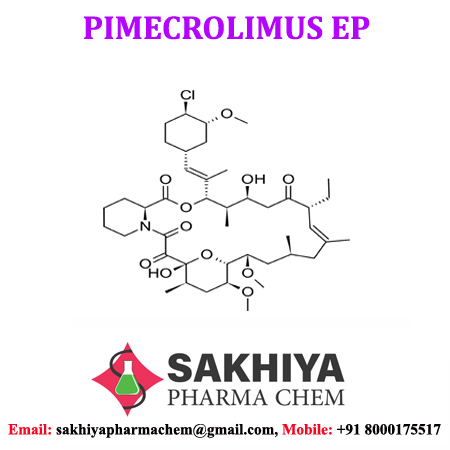 Pimecrolimus - White Crystalline Powder, 98% To 102% Purity, Sweet Taste, Water Soluble, For Atopic Dermatitis Treatment