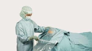 Laminated Sms Fixable Drapes Cranial Drape Model Name/number: St245 - Application: At The Time Of Normal Delivery