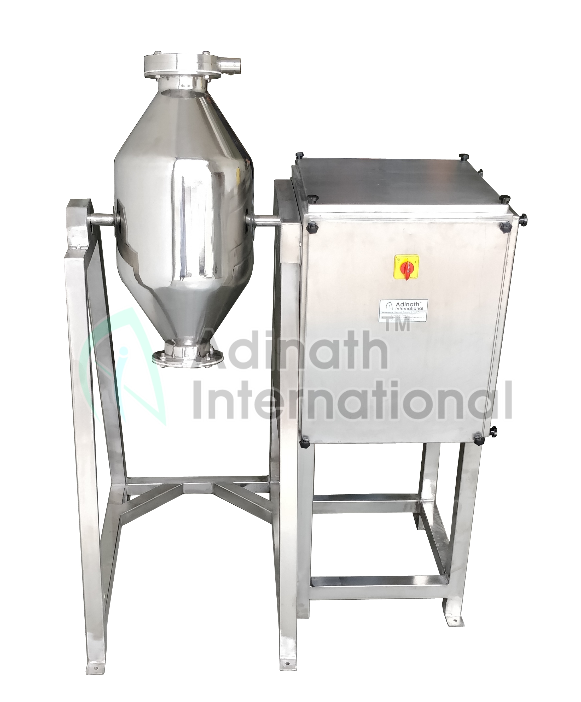R&d Double Cone Blender - Stainless Steel, 1200x900x1070 Mm | 220v Power, 100-150 Kg Weight, Efficient Mixing For Pharmaceuticals, Food, And Chemicals