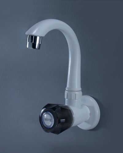पीवीसी वॉल सिंक टैप शॉर्ट स्पाउट