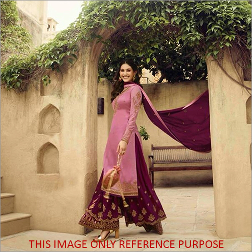 Indian Embroidered Designer Palazzo Suit