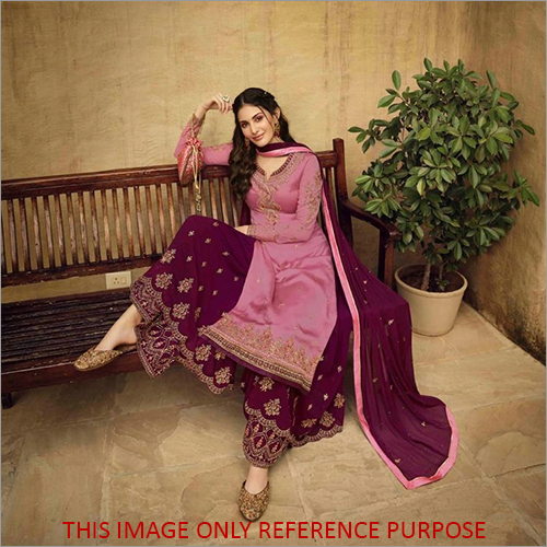 Indian Embroidered Designer Palazzo Suit