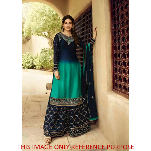 Designer Sharara Suit - Premium Quality Fabric, Full Sleeves , Washable Ethnic Wear in Vibrant Colors and Unique Designs