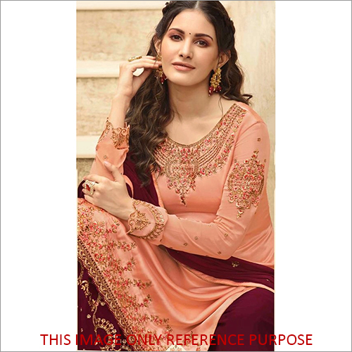 Indian Havey Embroidered Sharara Suit