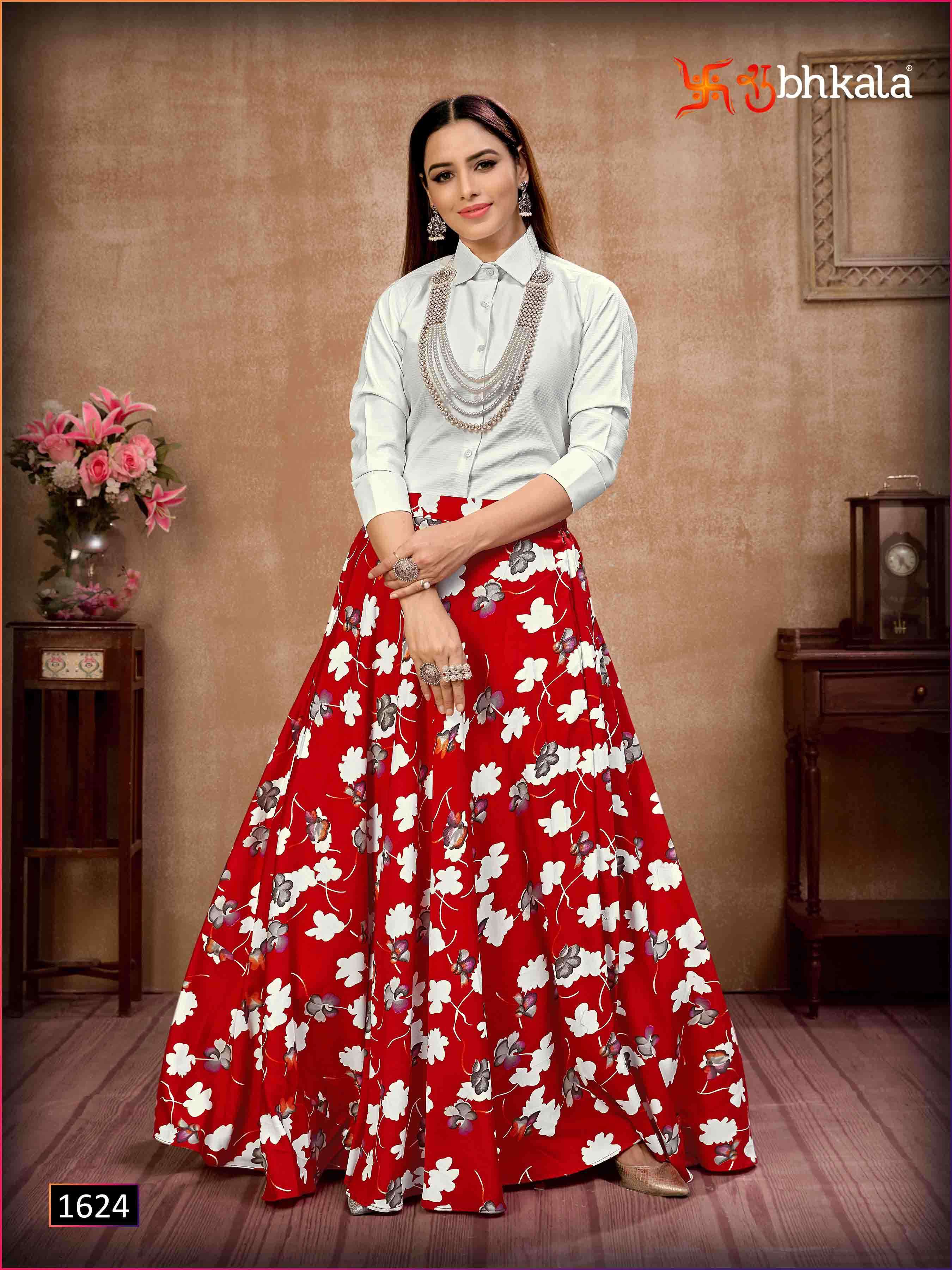 Multi Color Shubhkala Frill And Flare Vol 4 Designer Top And Bottom Catalog