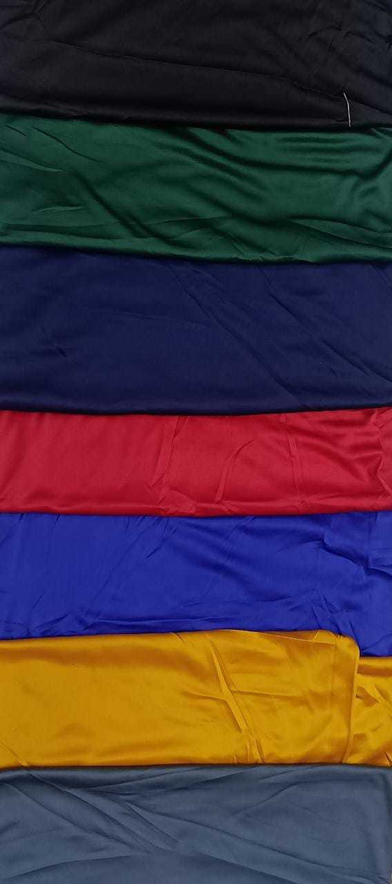 Polyester Micro Pp Lycra Fabric - 32" Width X 36" Tube Length | Soft, Lightweight, Quick Dry, Stretchable, Washable, Plain Texture