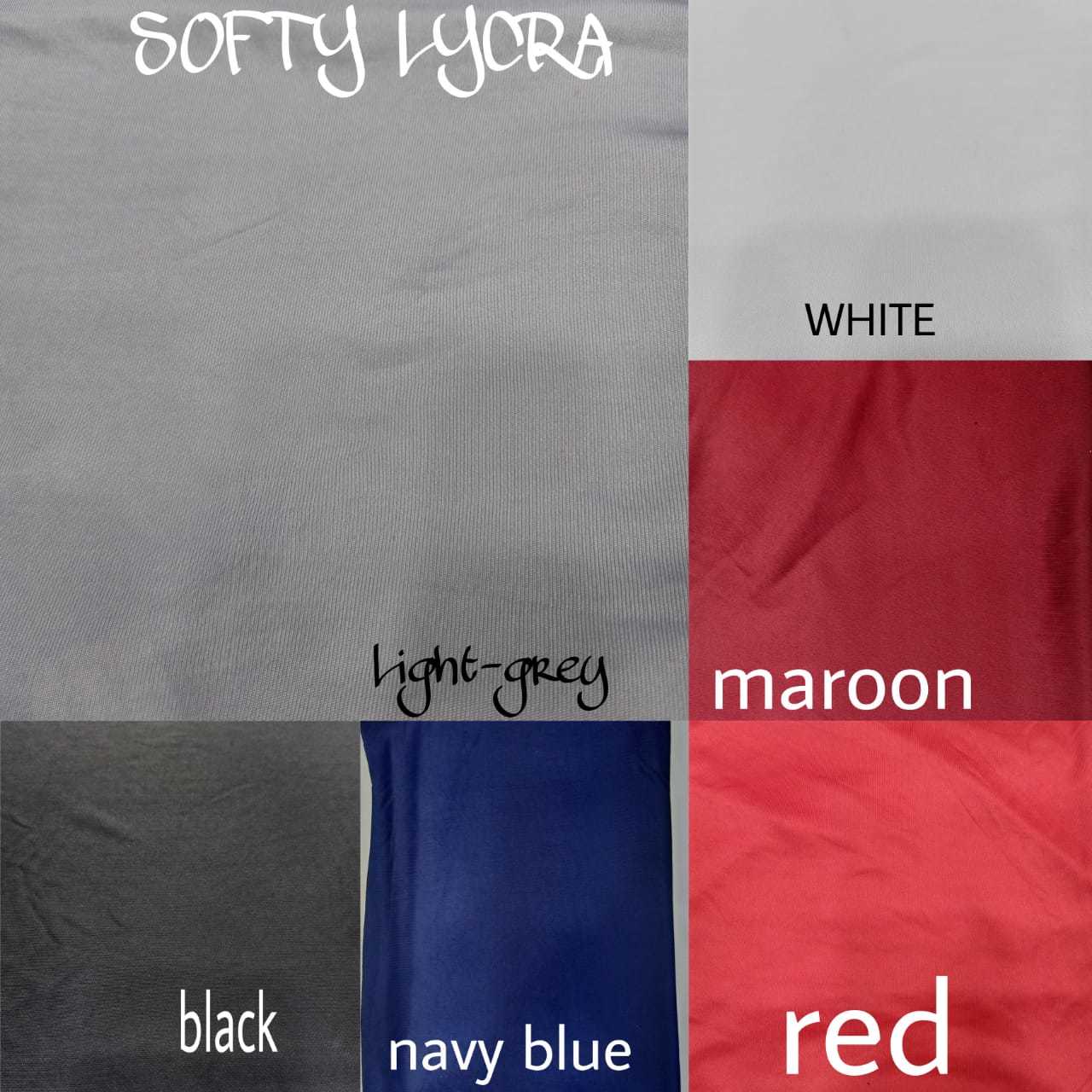Polyester Micro Pp Lycra Fabric - 32" Width X 36" Tube Length | Soft, Lightweight, Quick Dry, Stretchable, Washable, Plain Texture