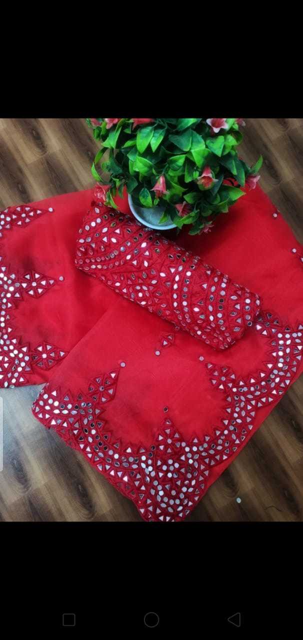 5 Real Mirror Work Saree