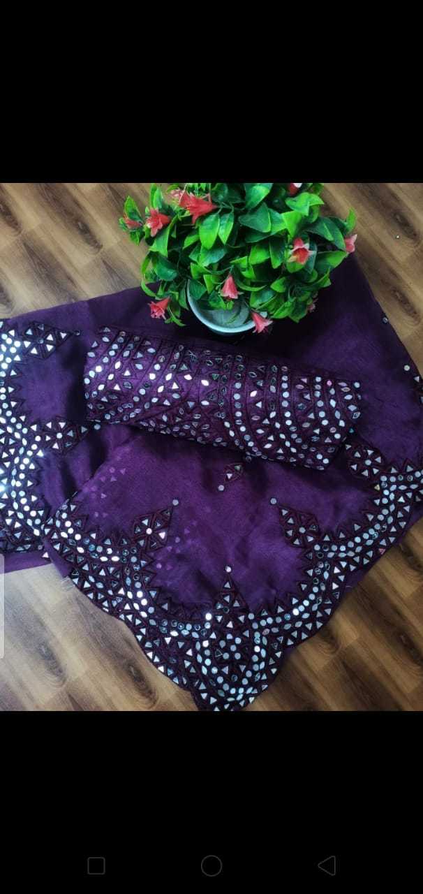 5 Real Mirror Work Saree