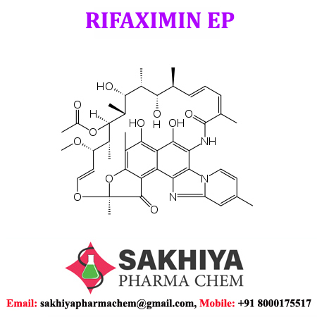 Rifaximin - White Crystalline Powder, 98%-102% Purity | Antibiotic For Diarrhea, Ibs, Hepatic Encephalopathy, Sharp Smell, Bitter Taste, Room Temperature Storage, 3-year Shelf Life