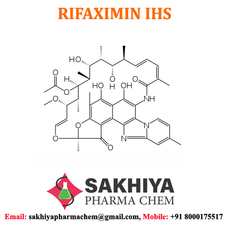 Rifaximin - White Crystalline Powder, 98%-102% Purity | Antibiotic For Diarrhea, Ibs, Hepatic Encephalopathy, Sharp Smell, Bitter Taste, Room Temperature Storage, 3-year Shelf Life