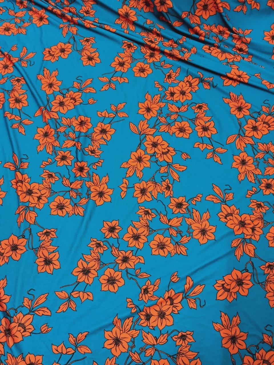Made To Color Polyester 4 Way Digital Prints Fabric