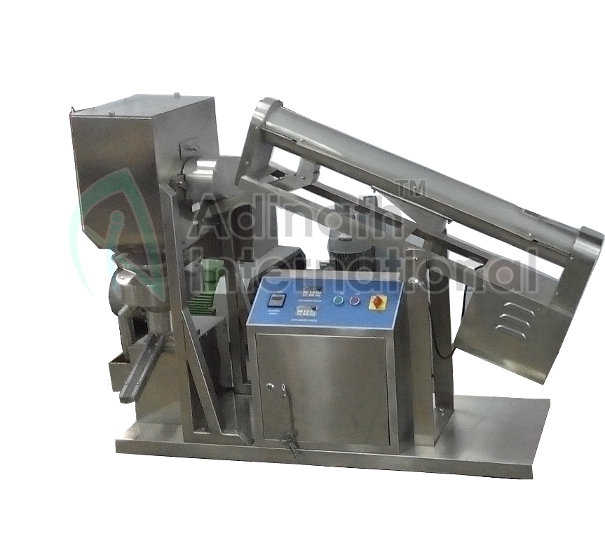 Capsule Polishing Machine - Stainless Steel, 1190mm X 350mm X 975mm | Compact Gmp Model, Higher Production Rate, Easy Operation