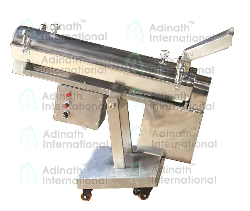 Capsule Polishing Machine - Stainless Steel, 1190mm X 350mm X 975mm | Compact Gmp Model, Higher Production Rate, Easy Operation