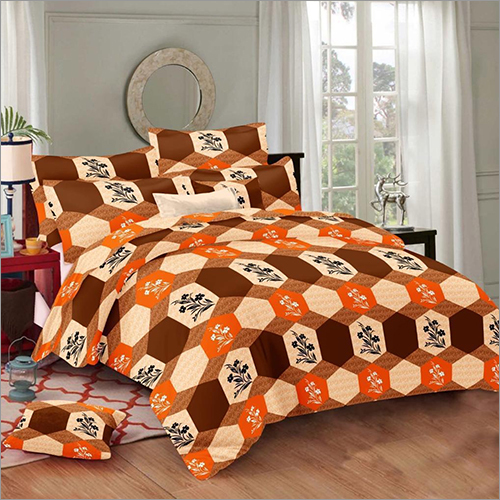 मल्टीकलर कॉटन फैंसी बेडशीट सेट