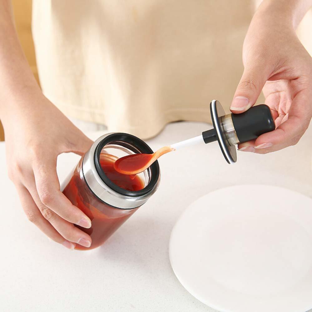 Glass Jar With Lid And Spoon