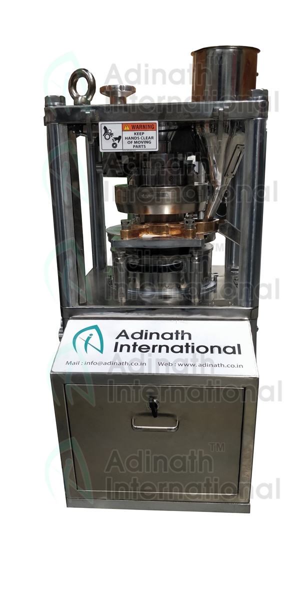 Tablet Press Machine - Stainless Steel, 1200x800x1200 Mm | Semi-automatic, Effective Dust Extraction, Gmp Model, 1-year Warranty, 100-200 Kg Weight