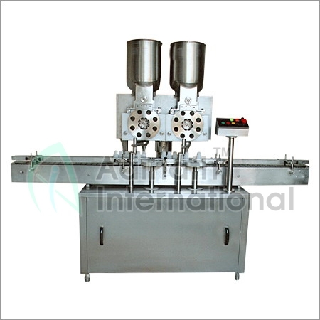 Automatic Dry Syrup Filling Machine - Stainless Steel 316l, 1400x800x1900 Mm, Silver | 20-50 Fills/minute, No Container-no Filling System, Versatile For Pharmaceutical & Food Industries