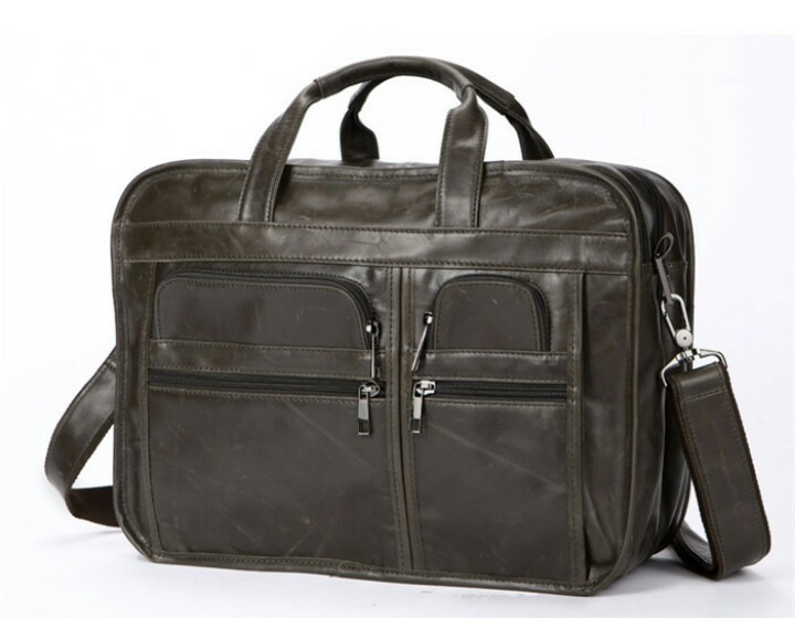 Leather Briefcase Gender: Men