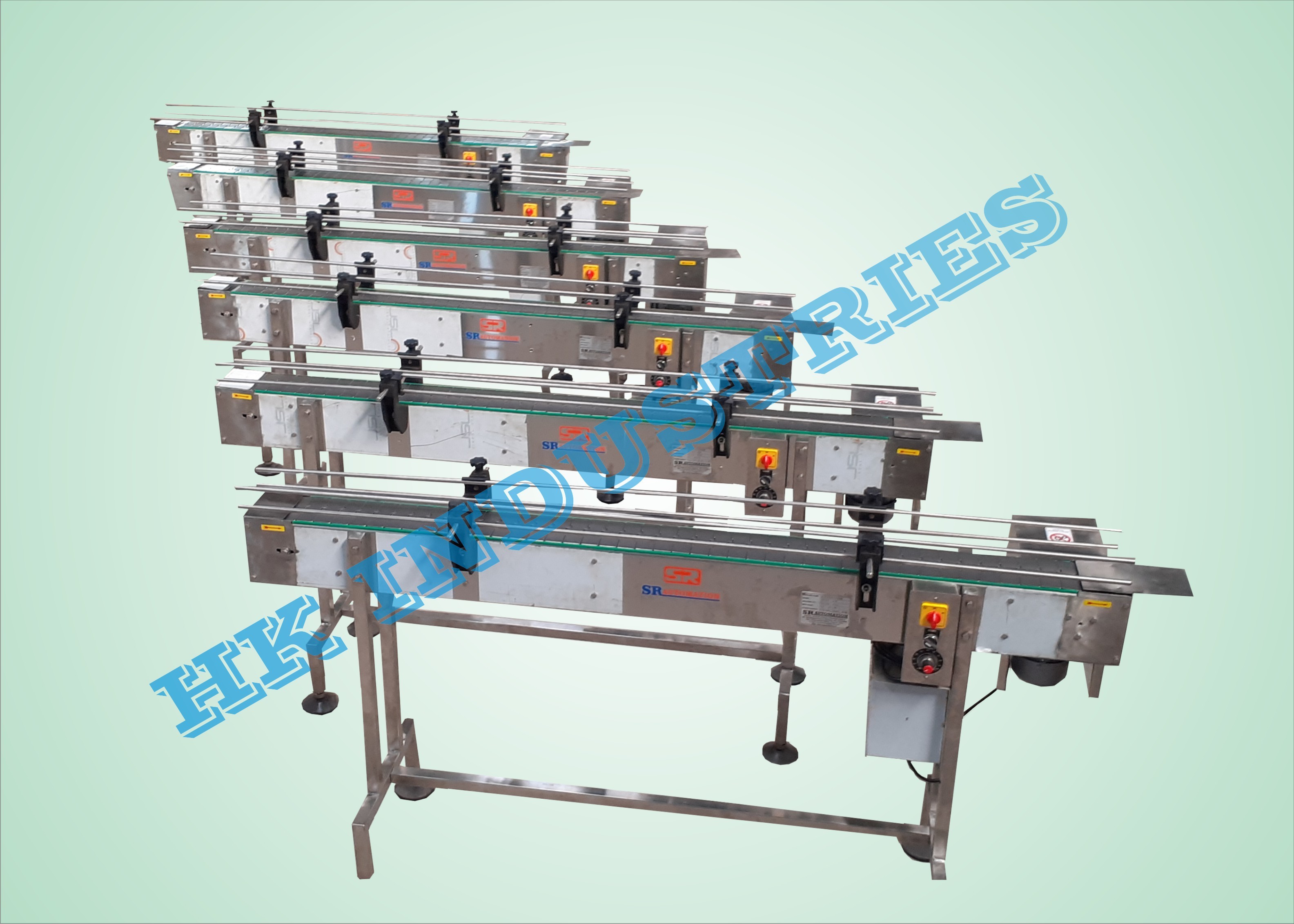 Ss304 Slat Chain Conveyor