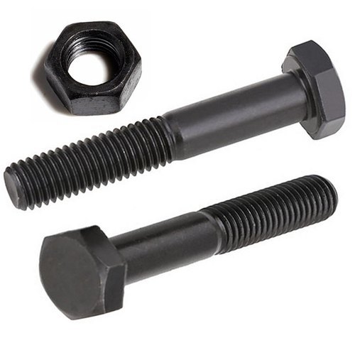 Industrial Bolt - M.s. Nut Bolt | Size: All, Color: Black, Application: All, Power: 100, Usage: Industrial And Hardware, Weight: 1-1000, Voltage: 100, Tensile Strength: 100
