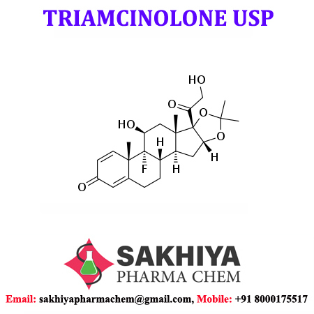Triamcinolone - White Crystalline Powder, 98% To 102% Purity, 10 Micron Particle Size, Medicine Grade, Used For Skin Diseases And Allergies