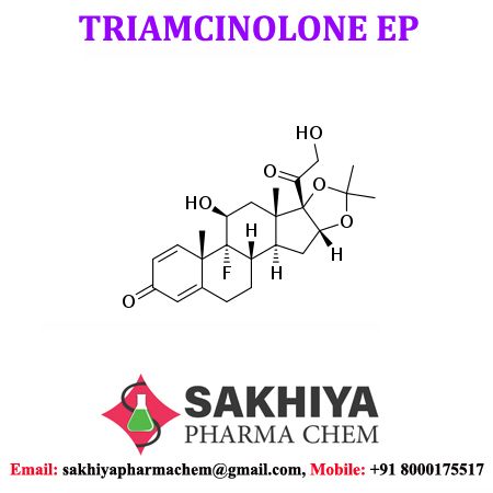 Triamcinolone - White Crystalline Powder, 98% To 102% Purity, 10 Micron Particle Size, Medicine Grade, Used For Skin Diseases And Allergies