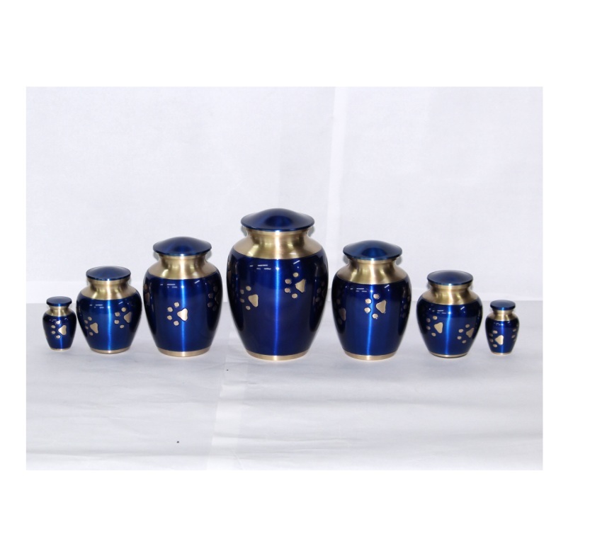 Easy To Install Classic Blue Urn