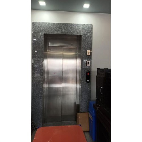  स्टेनलेस स्टील ऑफिस पैसेंजर लिफ्ट लोड क्षमता: 500 किलोग्राम (किग्रा) 