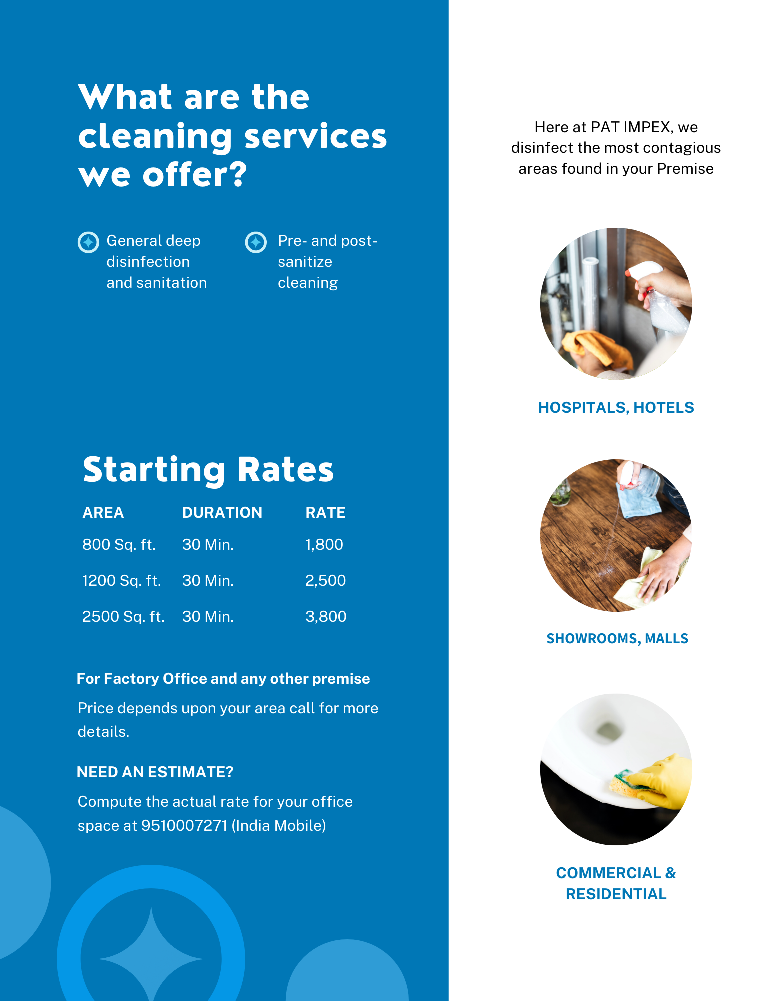 Disinfection Sanitizing Service Application: Pharmaceutical