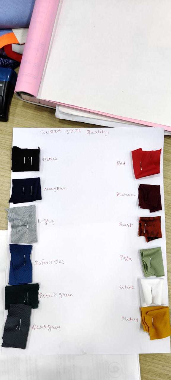Available Polyester Semi Zurich Fabric