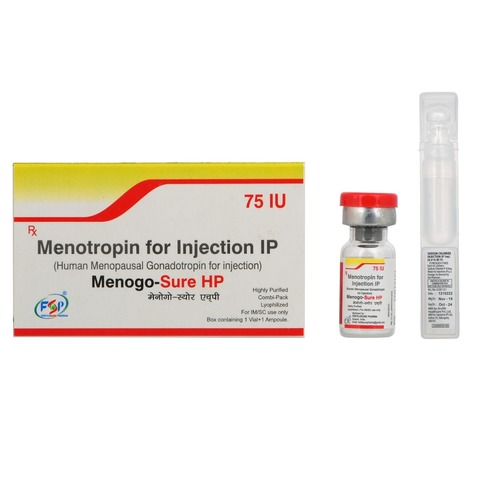 Powder Human Menopausal Gonadotropin Injection Ip 75 Iu