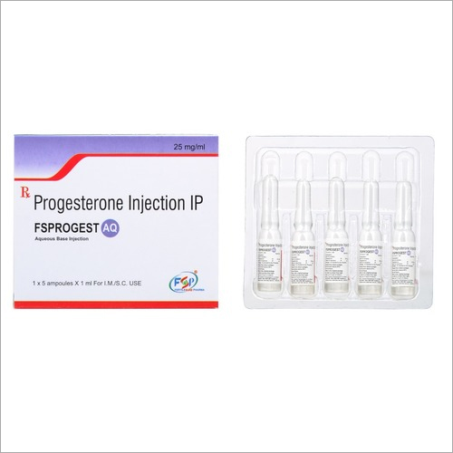 Liquid Progesterone Injection