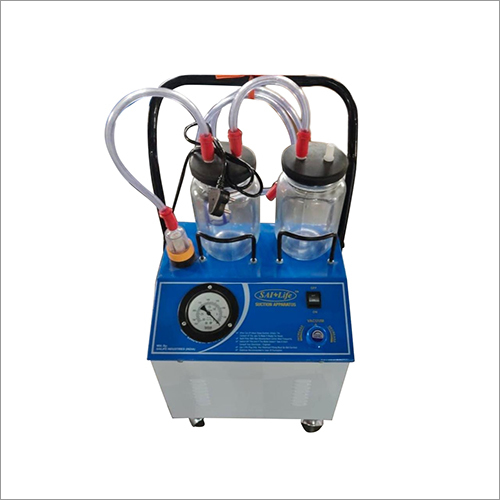 Suction Machine - Mild Steel, Customized Size | 1-year Warranty, Excellent Design For Medical Use