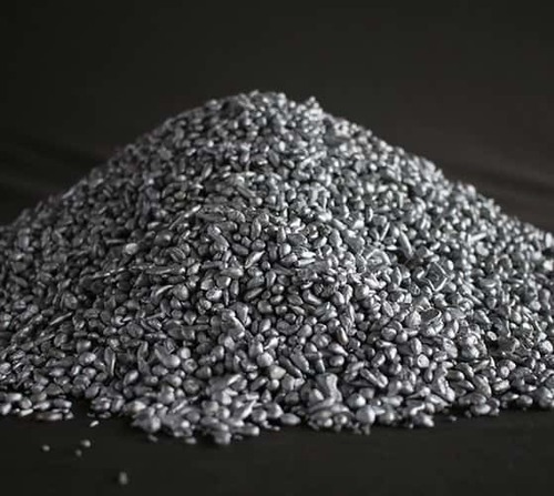 Aluminium Shots - 97.175% Pure Aluminium Alloy Granules | Silver Color, Ideal For Alloying Agents And Metallurgy Applications