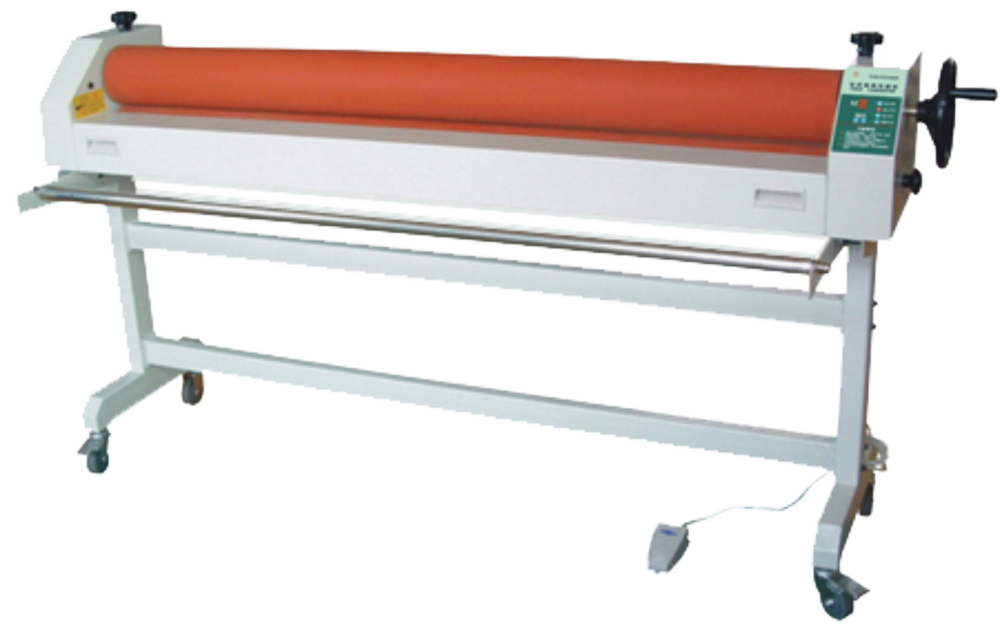 Electric Cold Lamination Machine - 1100mm Max Width, 130mm Silicon Roller Diameter, 90kg Weight, 1m/min Speed, Semi-Automatic Control