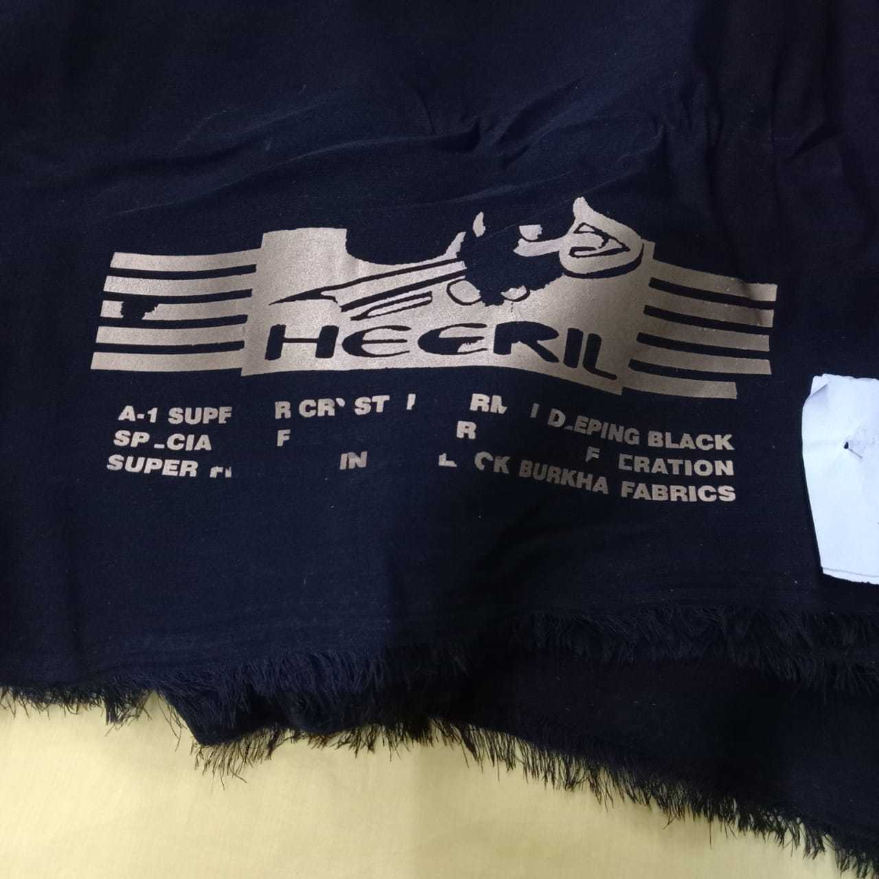 Heeril Fabrics - Black Washable Fabric 60" Inch Width | Sustainable Material, Moq 100 Meters, Production Time 40-45 Days