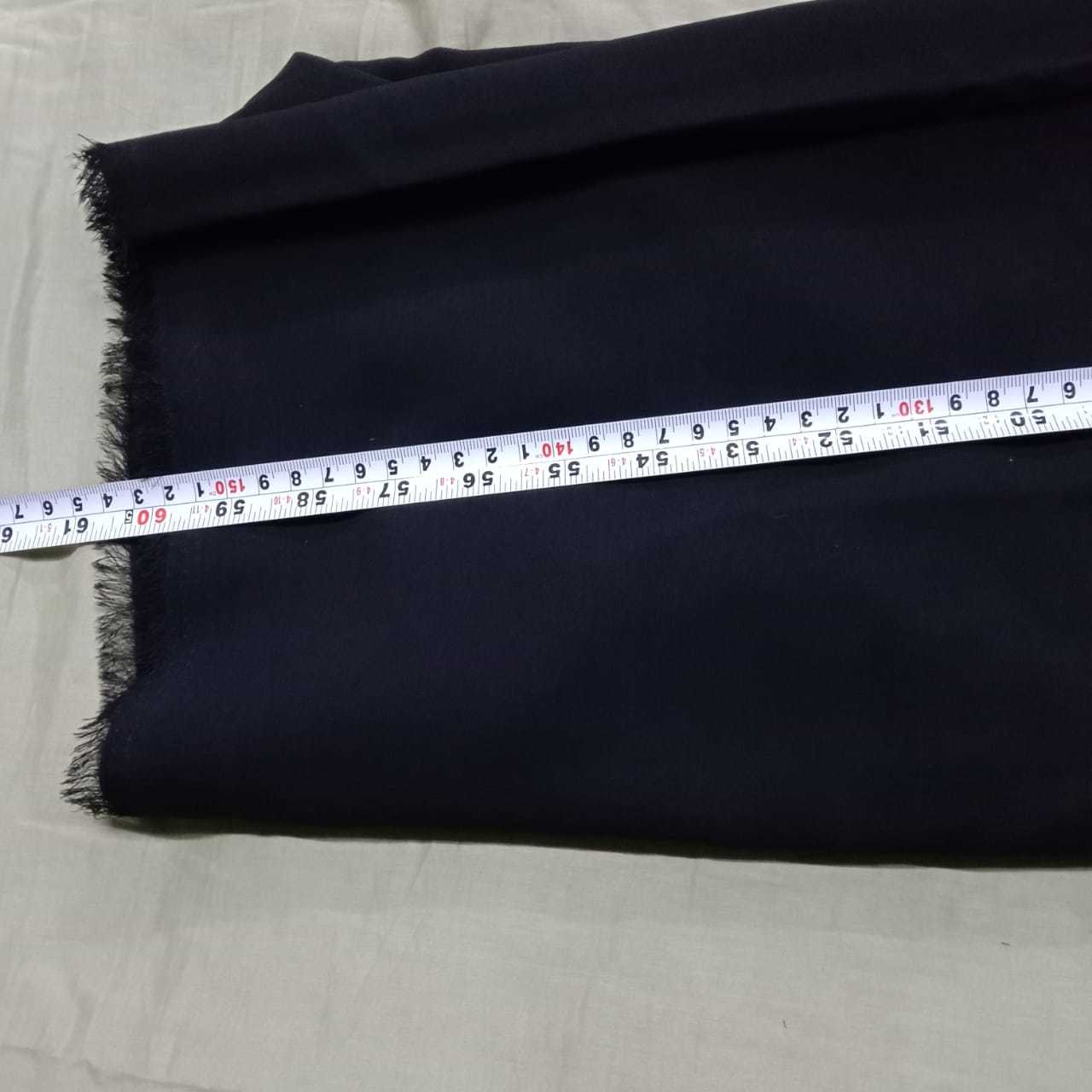 Urs E Qayat (Nida Fabrics) - Black Washable Garment Fabric | Sustainable Material, 60" Width, Minimum Order Quantity 100 Meters